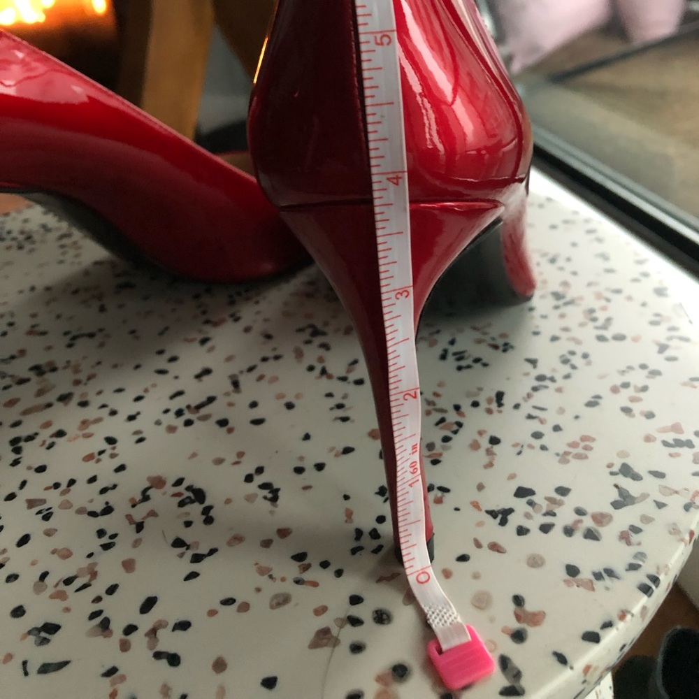 STUART WEITZMAN red patent pumps, SZ 7.5 - Picture 2 of 9